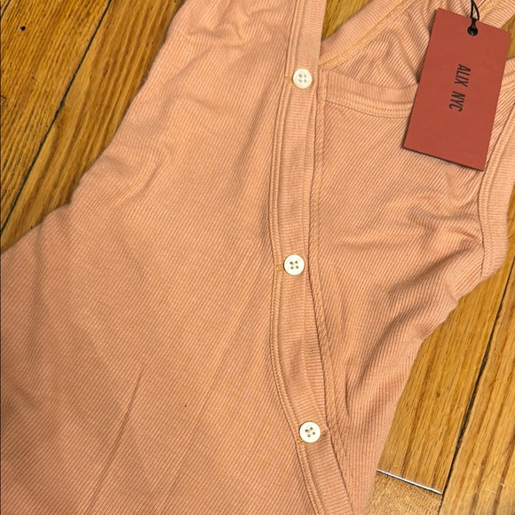 ALIX NYC Apricot Ribbed Bodysuit - Picture 4 of 4